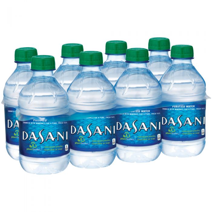 Bottles of Dasani Water